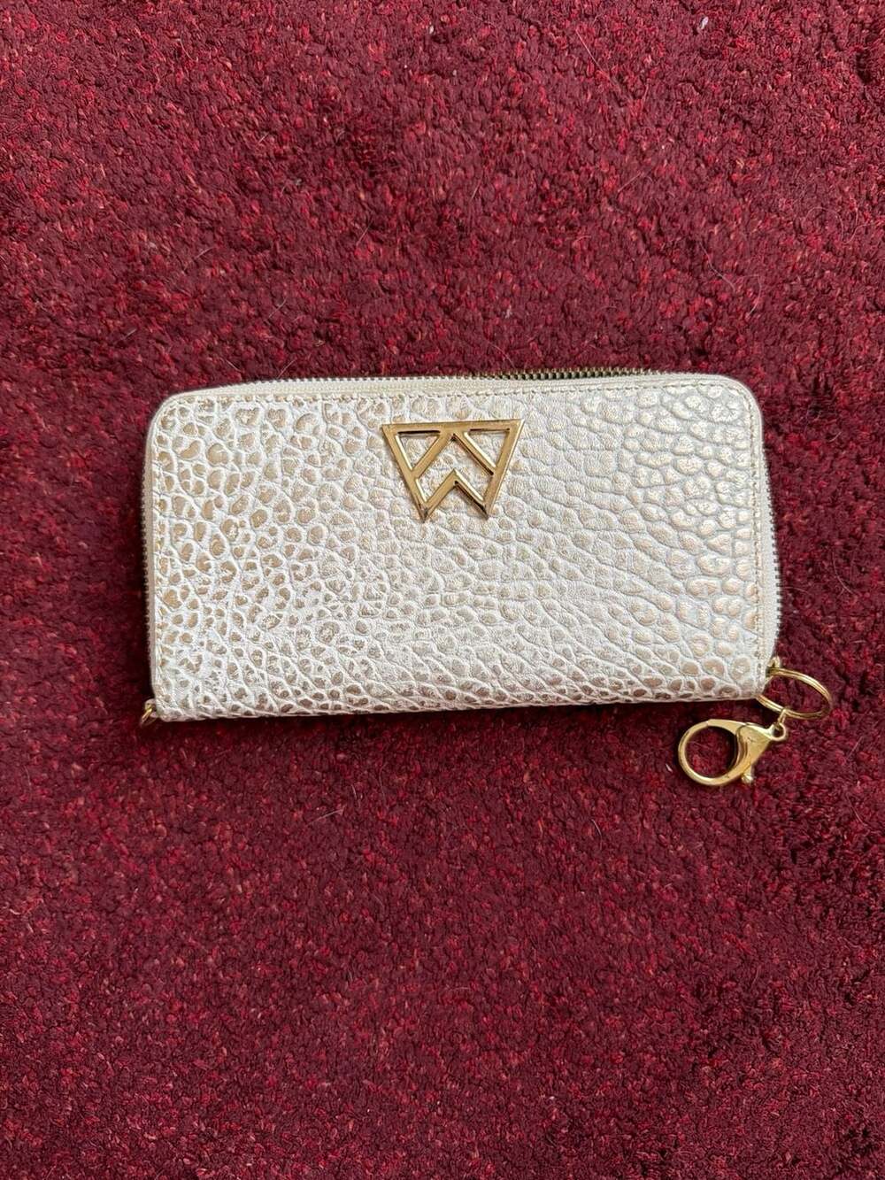 Kelly Wynne Mingle Mingle Mini Wallet Gold Metallic
